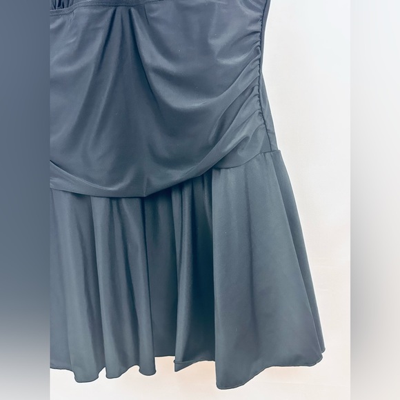 Summer Mae Black Swim dress | Tummy Control One Piece Attached Boy Short… - Picture 10 of 14